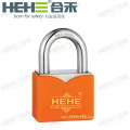 High Quality Colorful Plastic PVC Case Covered/Coated Rhombus Shape Iron Padlock